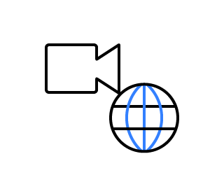 Global video icon