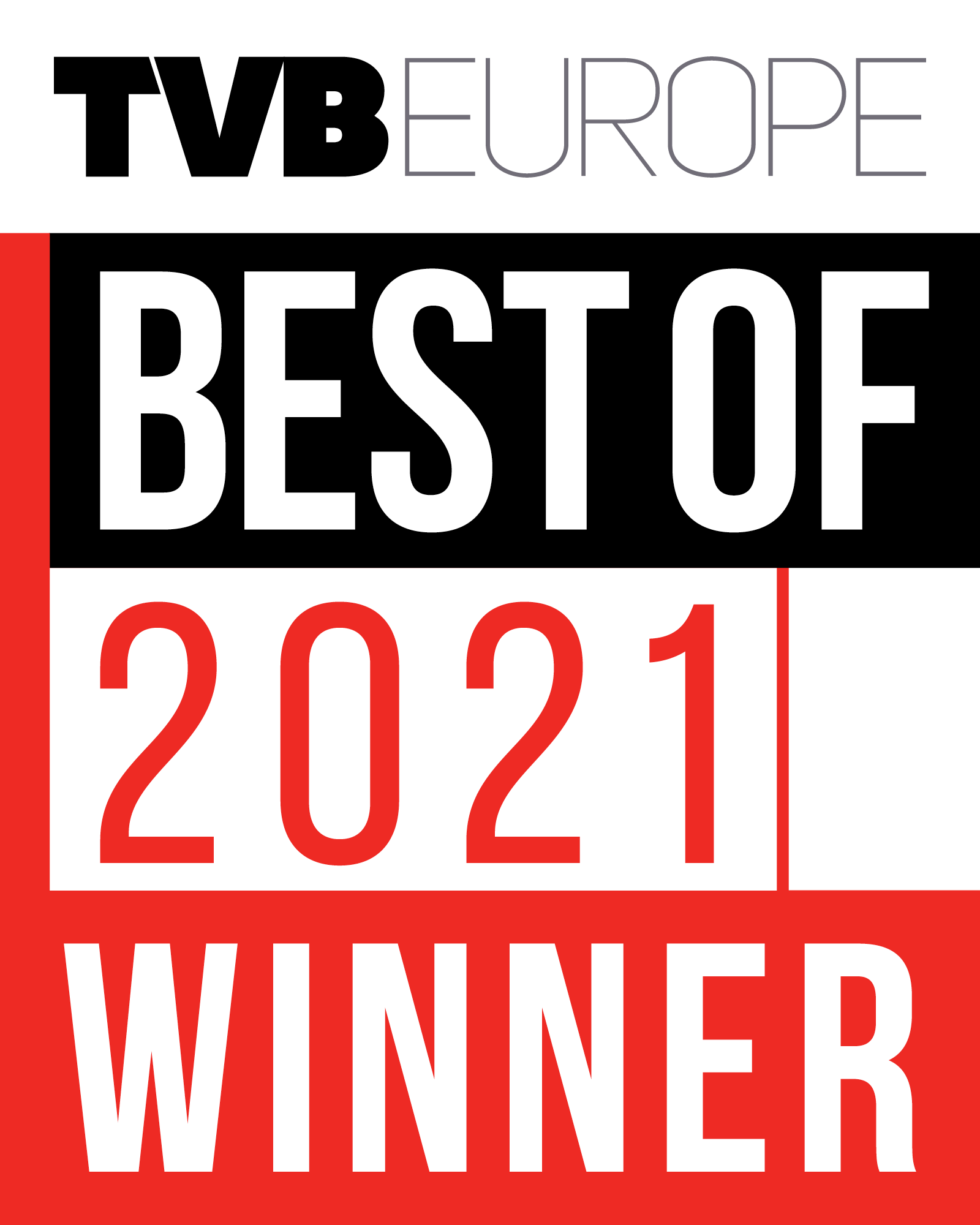 TVB Europe best of 2021 winner